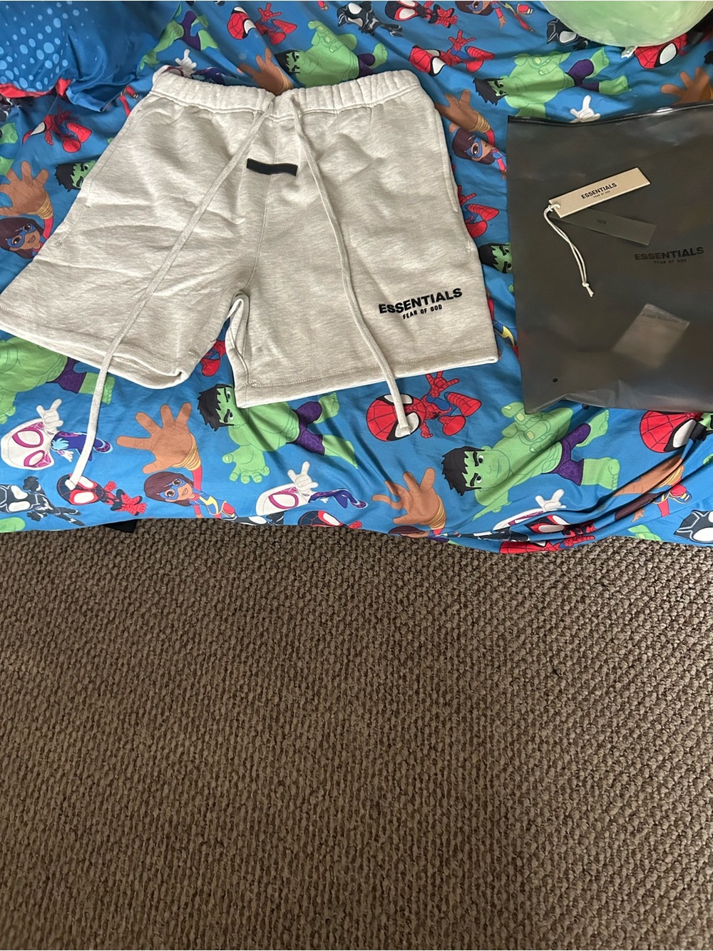 Essential light oat shorts size small